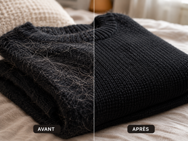 Le pull noir, jamais